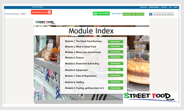 Start a street food business