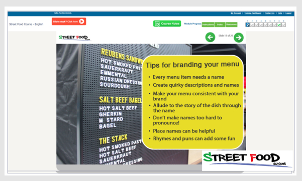 How to start a street food business - the course!